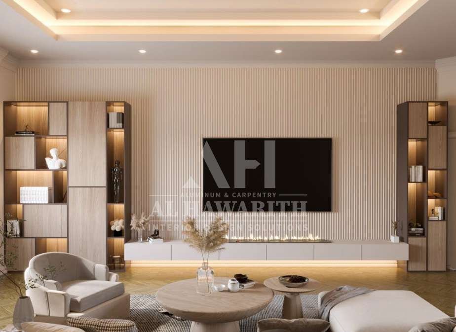 Khalifa City Villa interior joinery by Al Hawarith