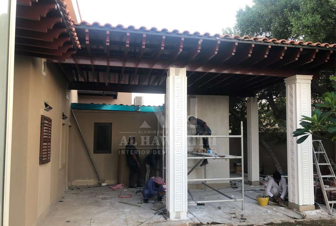 Wooden Pergola, Villa 19 Saadiyat